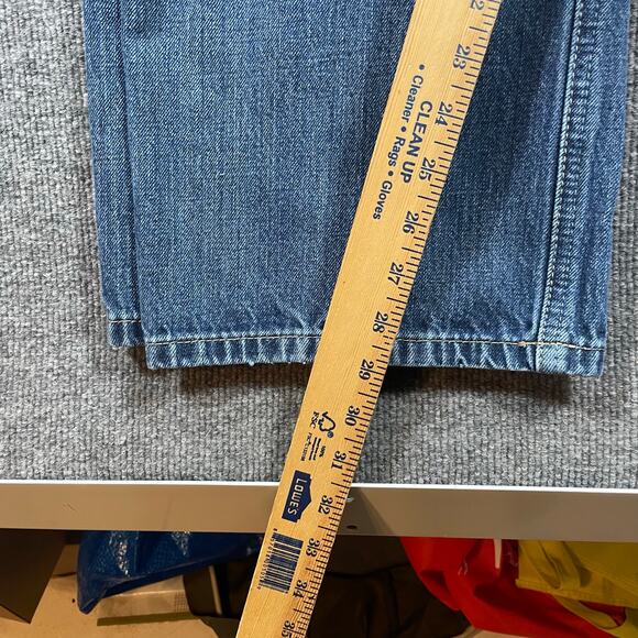 Ariat M4 Low Rise Boot Cut Roadhouse Jeans Men's 42X30 Blue Relaxed Fit Western - Picture 10 of 11